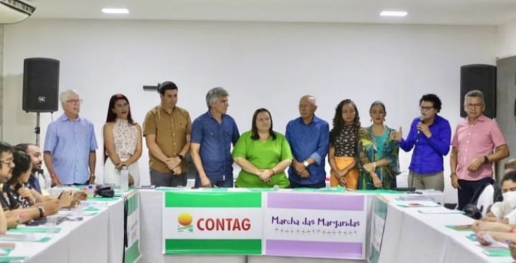 A diretoria da Fetape participa do Encontro Regional Nordeste da CONTAG