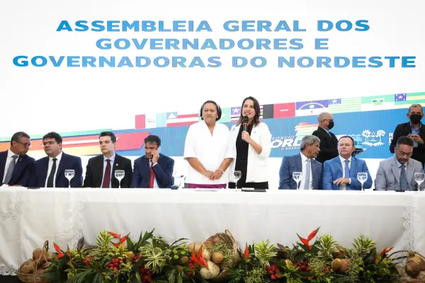 Raquel Lyra participa da posse de Fátima Bezerra como presidente do Consórcio Nordeste