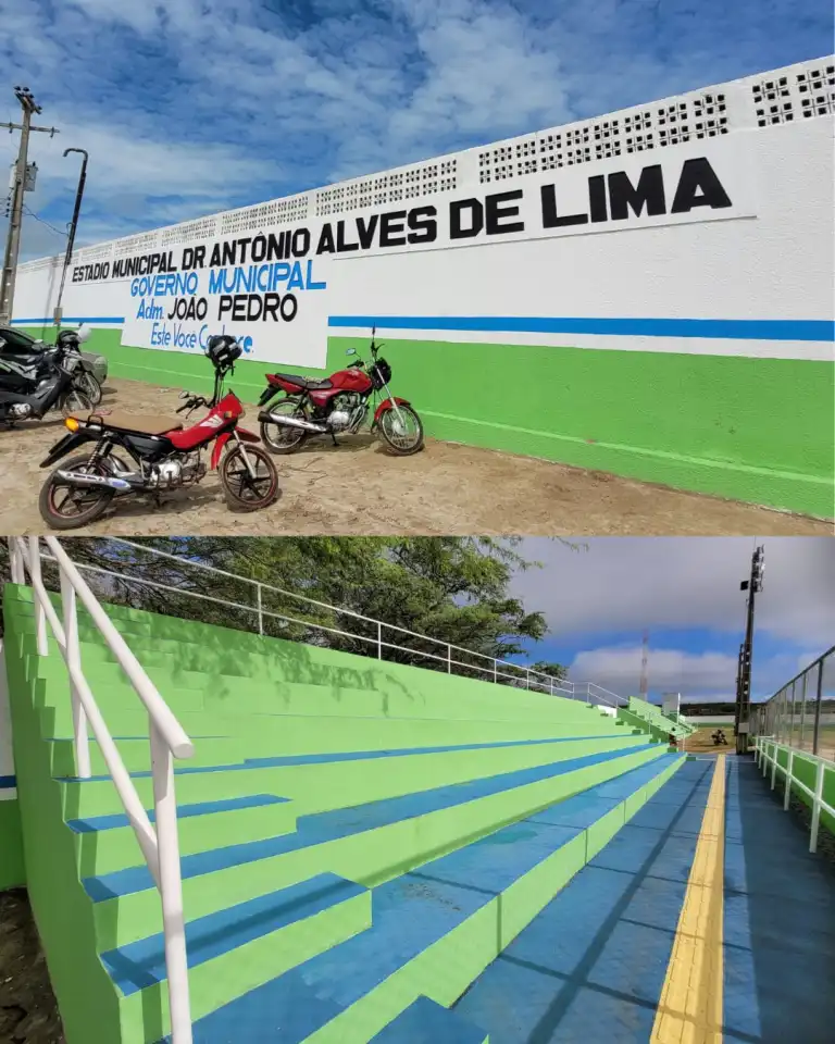 Prefeitura de Brejinho entrega obra de reforma do Estádio Municipal O Tonhão