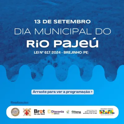 Brejinho celebra Dia Municipal do Rio Pajeú com programação especial